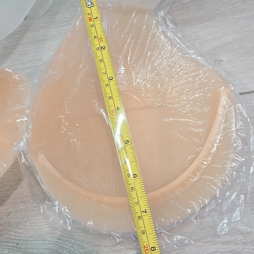 NEW Nude Adhesive Silicone Bra Cups Sz D